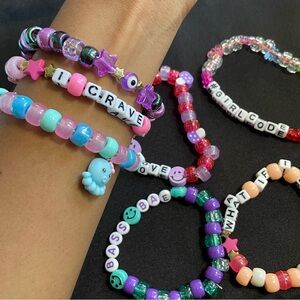 Kandi Bundle Bracelet Insomniac Bass Dubstep Rave Merch Festival Lost Lands